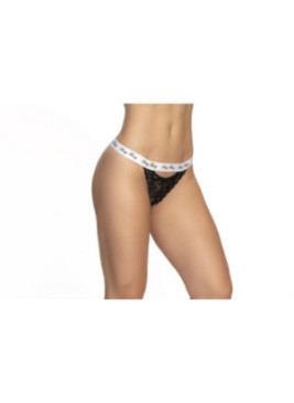 Culotte en Dentelle détail trou de serrure Noire/Blanche118BK/W Volume 2